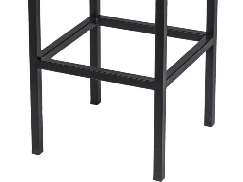 Стул «Камелот» ДП 2-07, кожзам «Мустанг браун», каркас черный матовый