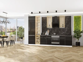 Кухонный гарнитур Фьюжн-08 Anthracite Белый