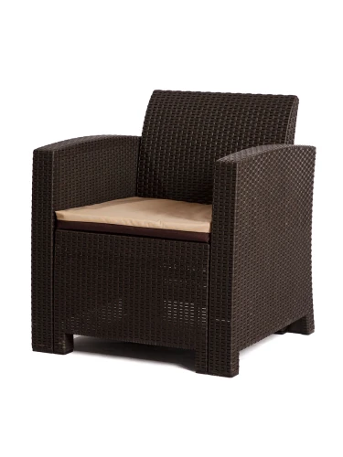 Комплект мебели под искусственный ротанг для отдыха Калифорния «California Family Maxi Set» арт.77787/77770/536 КД  -  2