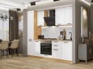 Кухонный гарнитур Нео-02 White Silk Дуб Вотан Кухонный гарнитур Нео-02 White Silk Дуб Вотан