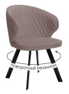 Стул DikLine 249 поворотный, K4 капучино, ножки черные