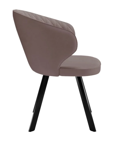 Стул DikLine 249 поворотный, K4 капучино, ножки черные