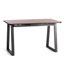 Стол MALTIDO ЛДСП/HPL/металл, 130 х 75+30 х 75 см, Дуб Вотан/чёрный Стол MALTIDO ЛДСП/HPL/металл, 130 х 75+30 х 75 см, Дуб Вотан/чёрный