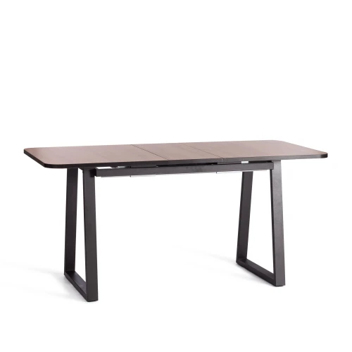 Стол MALTIDO ЛДСП/HPL/металл, 130 х 75+30 х 75 см, Дуб Вотан/чёрный