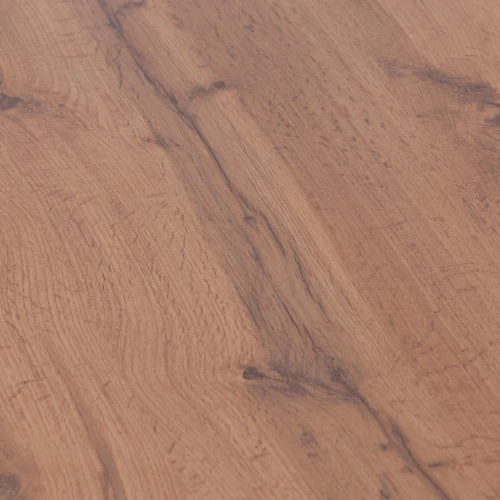 Стол MALTIDO ЛДСП/HPL/металл, 130 х 75+30 х 75 см, Дуб Вотан/чёрный