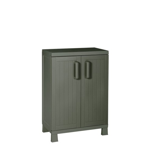 Уличный шкаф TOOMAX 2х дверный глубокий WOOD MIDI (2 полки), Хвойный