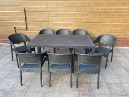 Комплект мебели под искусственный ротанг Панама Макси (8 кресел)