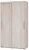 Шкаф-купе Мебелони ШКК-11, ясень белый
