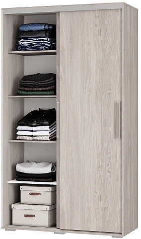 Шкаф-купе Мебелони ШКК-11, ясень белый