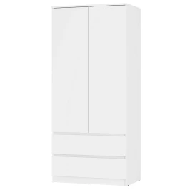 Шкаф двухстворчатый Симпл ШК-03, белый