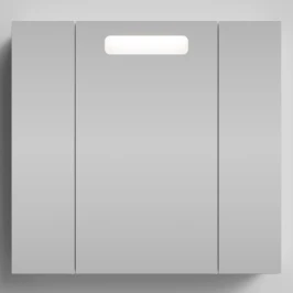 Зеркало Мальта 80, белый глянец