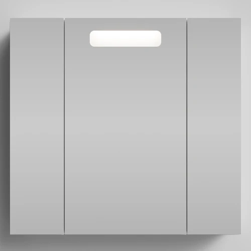 Зеркало Мальта 80, белый глянец