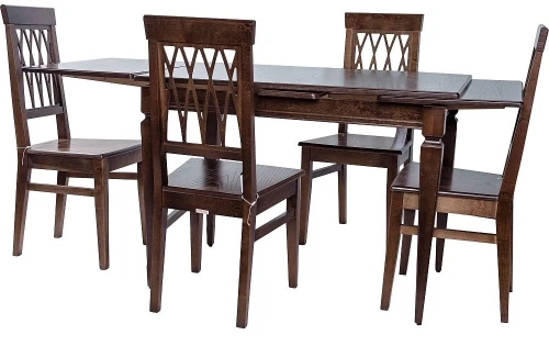 Стул «Кристиан» жесткий, орех темный