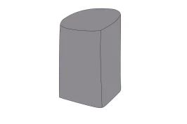 Защитный чехол на два стула 68×68×83 см, цвет серый