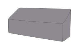 Защитный чехол на диван Канны, трехместный 204×74×69 см, цвет серый