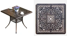 Стол из литого алюминия Феникс(Fenix)