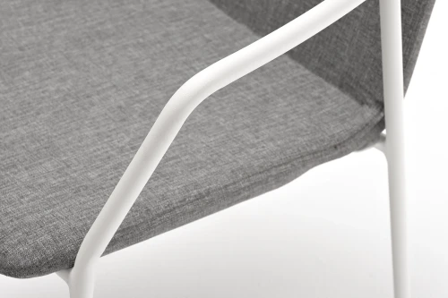 "Марокко" стул из текстилена nanotex, алюминиевый каркас, цвет серый