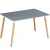 SQT-8 Стол обеденный СЕРЫЙ 120*80 см, столешница МДФ, основание бук