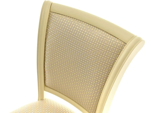 Обеденная группа (Стол Фабрицио-2 овал и 6 стульев Кабриоль), слоновая кость