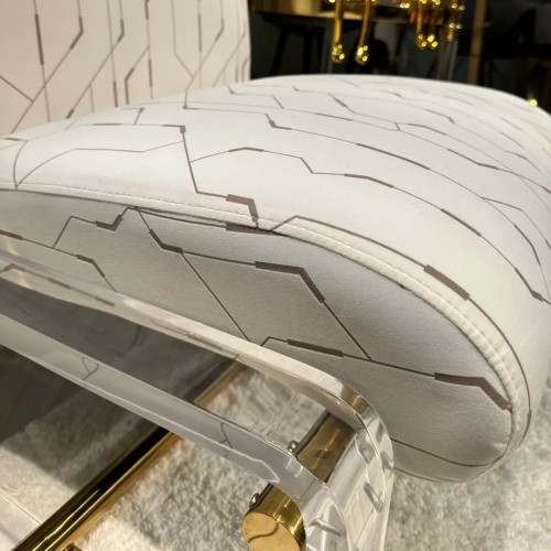 Кресло Манхэттен MH-39CH, 60x73x81 см, белый с принтом