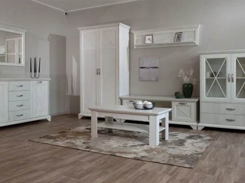 Шкаф «Лорена» 2-х дверный, Бетон Паин белый