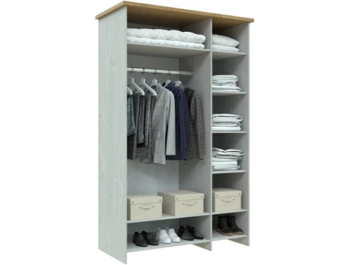 Шкаф «Скандинавия 3Д» КМК 0905.7, бетон пайн светлый/ дуб наварра