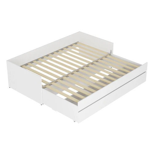 Кровать-трансформер с матрасом-трансформером Симпл КР-51, белый