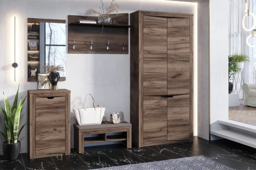 Шкаф двухстворчатый Лючия 33.18, Кейптаун, Венге