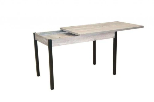 Стол обеденный Бродвей Бетон темный / черный