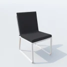 Стул GIRA антрацит - белый каркас