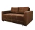 Диван аккордеон Марс велюр коричневый 140
