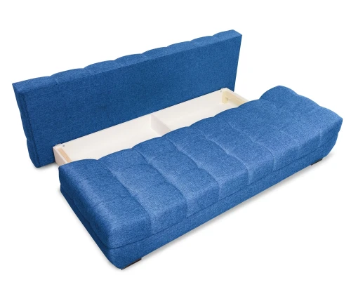 Диван еврокнижка Орион рогожка  синяя, 144