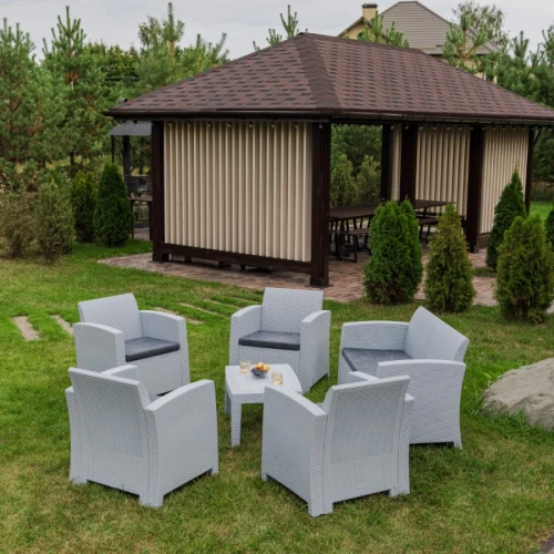 Комплект мебели LANA L светло-серый