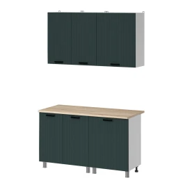 МК Аленушка 1,4м Лотос Изумруд,скоба антрацит,сонома