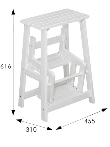 Табурет- стремянка снег