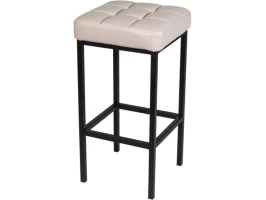 Стул «Камелот» ДП 2-07, кожзам «Линкольн бежевый», каркас черный матовый Стул «Камелот» ДП 2-07, кожзам «Линкольн бежевый», каркас черный матовый