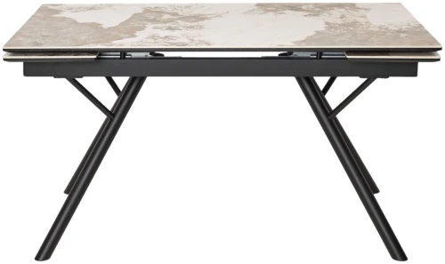 Стол ЛИБЕРТИ 140 Pandora, керамика / Черный каркас М-City