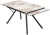 Стол ЛИБЕРТИ 140 Pandora, керамика / Черный каркас М-City