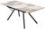 Стол ЛИБЕРТИ 140 Pandora, керамика / Черный каркас М-City