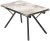Стол ЛИБЕРТИ 140 Pandora, керамика / Черный каркас М-City