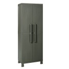 Уличный шкаф TOOMAX 2х дверный WOOD MIDI с отсеком для хранения инвентаря (3 полки), Хвойный