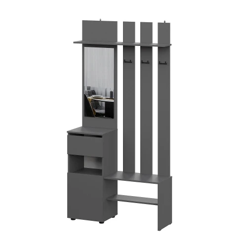 Прихожая Денвер графит. Комплект