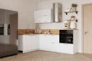 Кухонный гарнитур КГ Угловой 1500*2250 (без пм) Эмаль, Белый  Арника РМ в.4