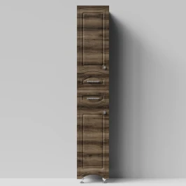 Пенал Адам 35 напольный, Дуб крымский коричневый ПВХ 131005-9005, левый