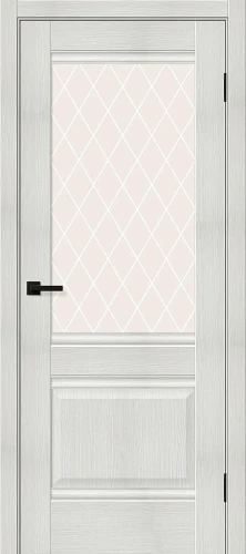 Межкомнатная дверь Прима-3 Bianco Melinga White Сrystal