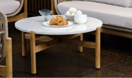 Стол кофейный TALARA арт.28202/1/2 2 упаковки (столешница, подстолье)