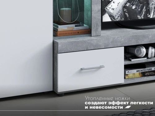 Стенка «Джерси», Дуб Ателье светлый