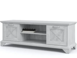 Тумба ТВ «Лорена» 2д, Бетон Паин белый