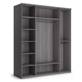 Шкаф 4-х дверный (корпус) Парма Нео лиственница темная