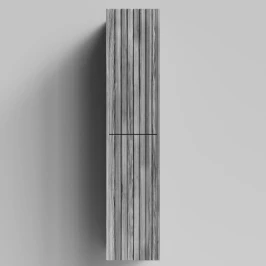 Пенал Тач 30 подвесной, Лиственница структурная контрастно-серая ПВХ 64202, правый